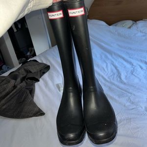 Lightly worn Hunter Rain Boots